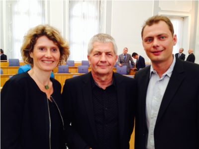 Eveline Lemke, Roland Jahn, Daniel Köbler