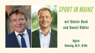 Sport in Mainz mit Günter Beck @ digital
